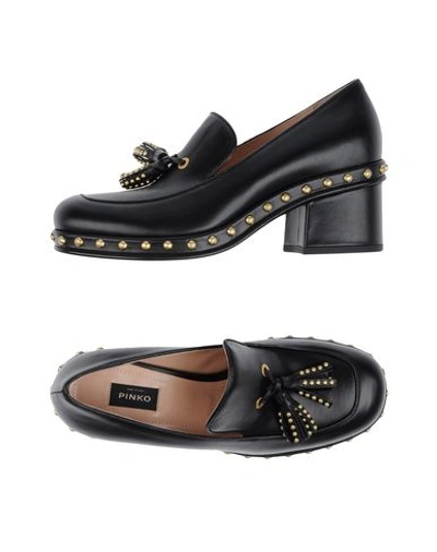 Pinko Loafers In Black