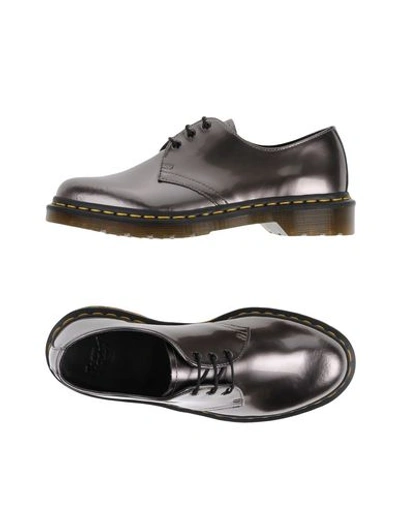 Dr. Martens Lace-up Shoes In Bronze