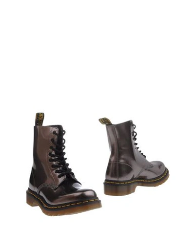 Dr. Martens Ankle Boot In Dark Brown