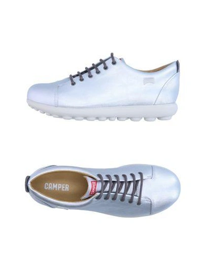 Shop Camper Sneakers In Silver