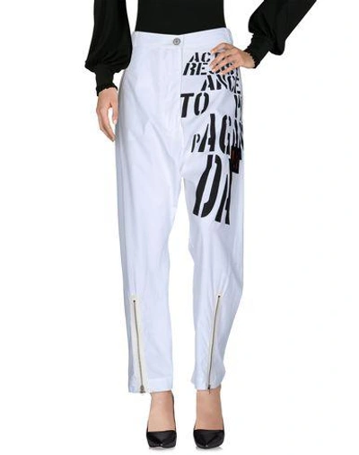 Vivienne Westwood Anglomania Casual Pants In White