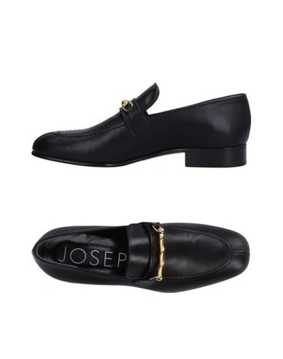 Joseph Loafers In Black