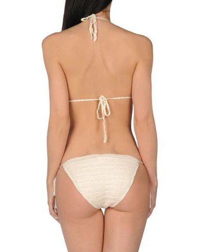 Shop Anna Kosturova Bikini In Ivory