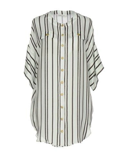 Pierre Balmain Shirt Dress In Ivory