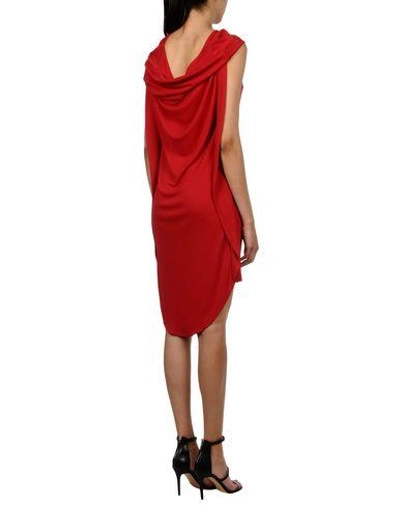 Shop Chalayan Knee-length Dress In Red