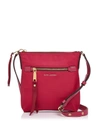 Marc Jacobs Trooper North/south Crossbody In Hibiscus/gold