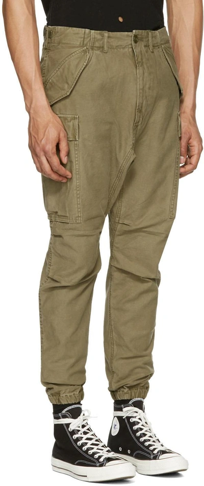 Shop R13 Green Military Cargo Pants