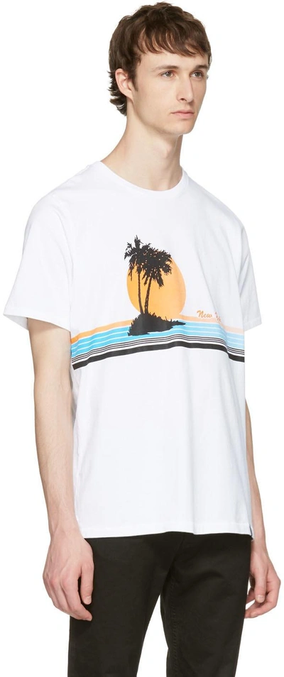 Shop Rag & Bone White 'new York' Vacation T-shirt
