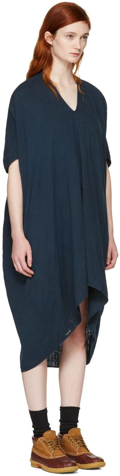 Shop Visvim Indigo Ruana Dress