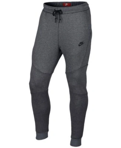 Shop Nike Men's Tech Fleece Joggers In Carbon Heather