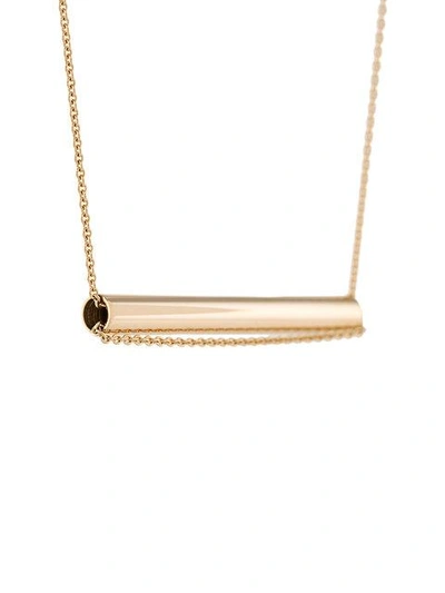 Shop Ginette Bar Necklace - Yellow