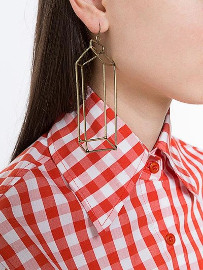 Shop Rosie Assoulin Oversize Earrings - Metallic