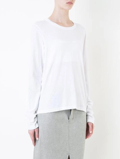 Shop Bassike Classic Plain Top In White