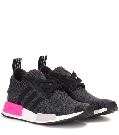 Shop Adidas Originals Nmd R1 Knitted Sneakers