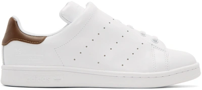 Y's White Adidas Originals Edition Diagonal Stan Smith Sneakers