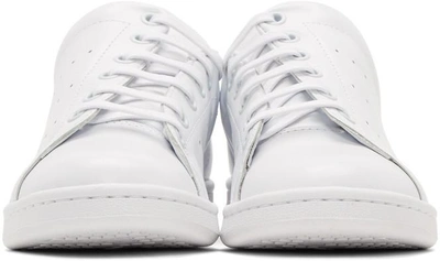 White adidas Originals Edition Diagonal Stan Smith Sneakers