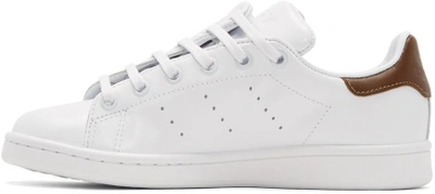 Shop Y's White Adidas Originals Edition Diagonal Stan Smith Sneakers