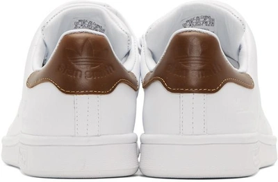 White adidas Originals Edition Diagonal Stan Smith Sneakers