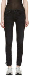 R13 Black Alison Crop Jeans