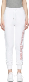 MAISON KITSUNÉ White Logo Lounge Pants