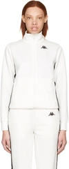GOSHA RUBCHINSKIY White Kappa Edition Logo Sleeve Track Jacket