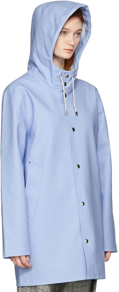 Shop Stutterheim Blue Stockholm Raincoat