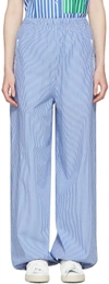PORTS 1961 Blue Striped Trousers