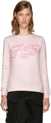 KENZO Pink Lyrics Sweatshirt