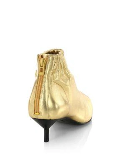 Shop 3.1 Phillip Lim / フィリップ リム Blitz Leather Booties In Gold