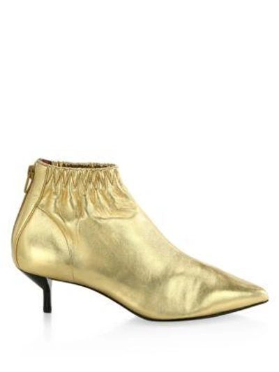 Shop 3.1 Phillip Lim / フィリップ リム Blitz Leather Booties In Gold
