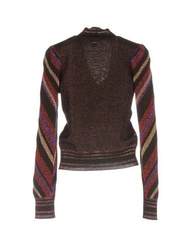 Shop Just Cavalli Jumper In Dark Brown