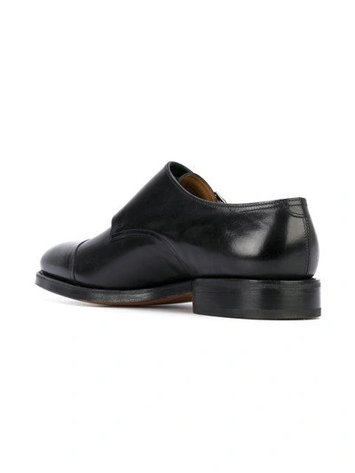 Shop John Lobb Double-buckle Monk Shoes In Black