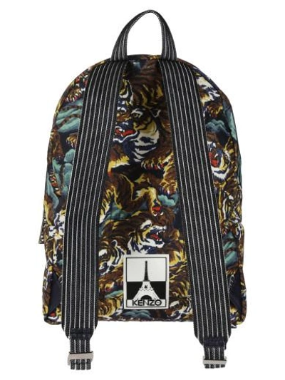Shop Kenzo Flying Tiger Backpack In Multicolor