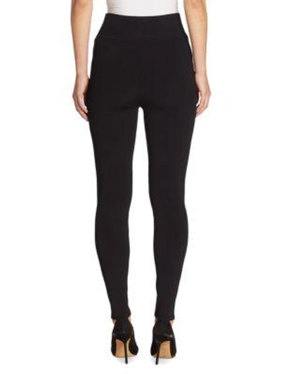 Shop Proenza Schouler Ribbed Knit Leggings In Black