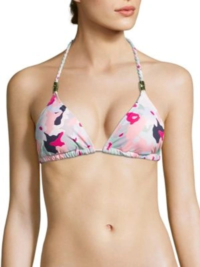 Heidi Klein Koh Samui Triangle Bikini Top In Print
