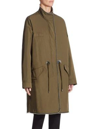 Shop Alexander Wang Oversized Parka In Army