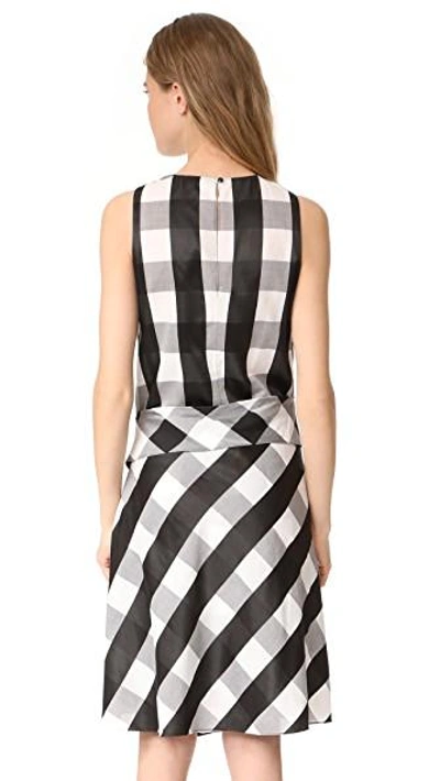 Shop Rag & Bone Brighton Dress In Black/white