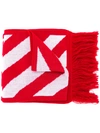 OFF-WHITE Diagonals and Arrows scarf,DRYCLEANONLY