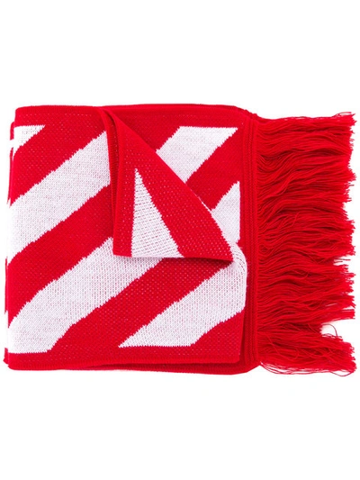 Off-white Diagonals And Arrows Scarf