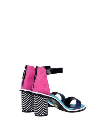 Shop Kat Maconie Sandals In Fuchsia