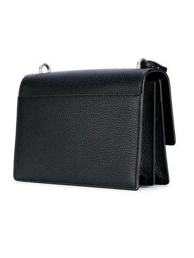 Shop Saint Laurent Monogram Shoulder Bag In 1000 Nero