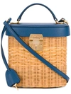 MARK CROSS Benchley Rattan tote,RATTANFIBRES100%