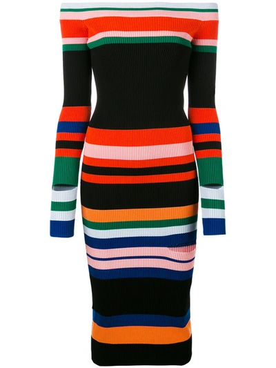 Ports 1961 Striped Knitted Dress