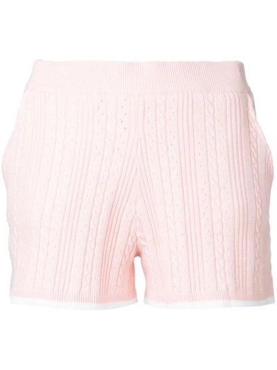 Shop Guild Prime Fitted Shorts In Pink