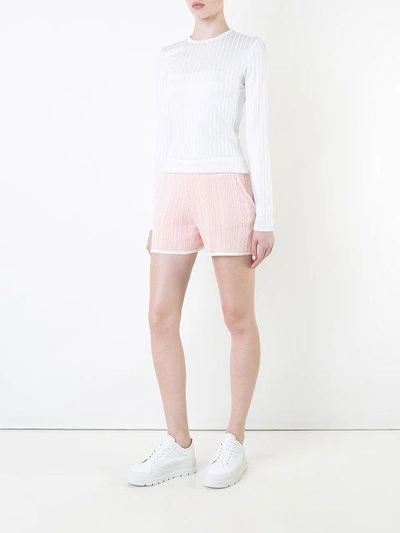 Shop Guild Prime Fitted Shorts In Pink