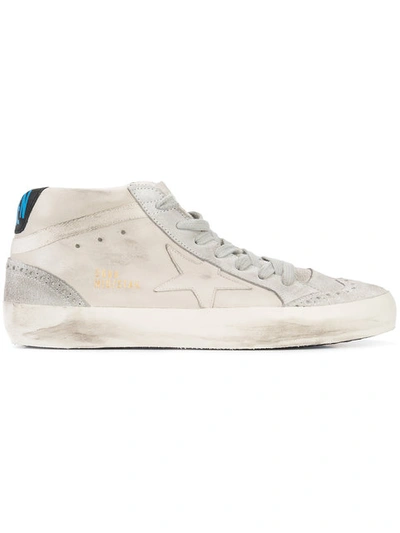 Golden Goose Mid Star Sneakers In Grey