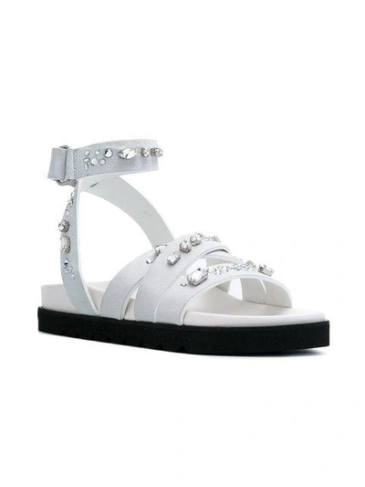 Shop Giuseppe Zanotti Francy Sandals - White