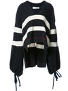 SONIA RYKIEL striped oversized sweater,DRYCLEANONLY