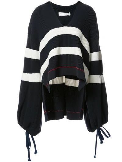 Sonia Rykiel Striped Oversized Sweater