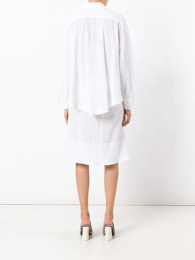 Shop Stella Mccartney Shirt Dress - White